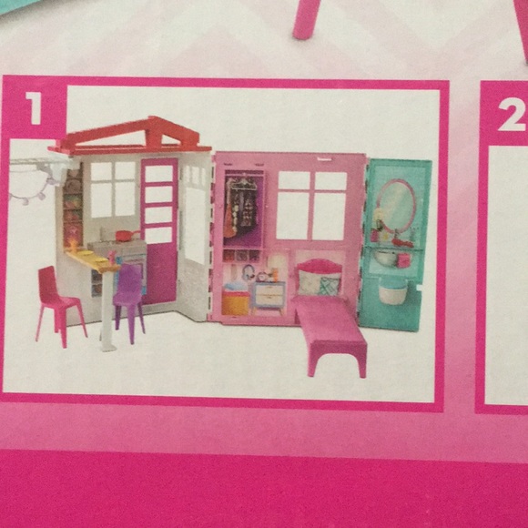 NIB Fully Furnished Barbie House,furniture & Accessories! - Picture 9 of 15